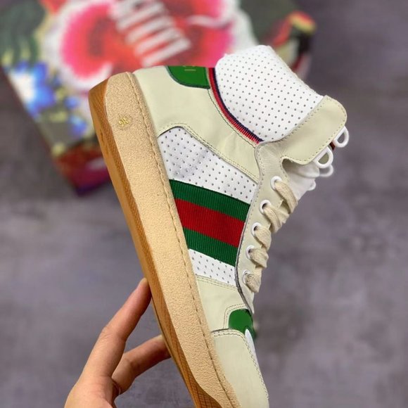 newgUCCI LEATHER CASUAL SHOES CLASSIC